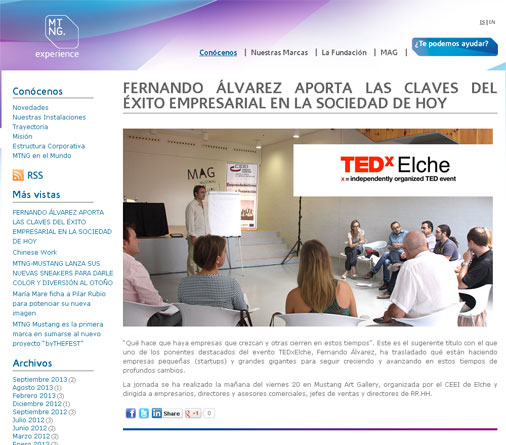 MTNG experience - TEDxElche