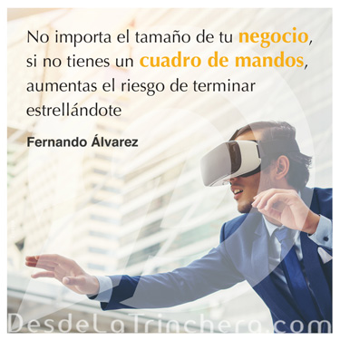 Cómo pilotar tu negocio con eficacia - Fernando Alvarez - No importa el tamano de su negocio si no_tienes un cuadro de mandos aumentas el riesgo de terminar estrallandote
